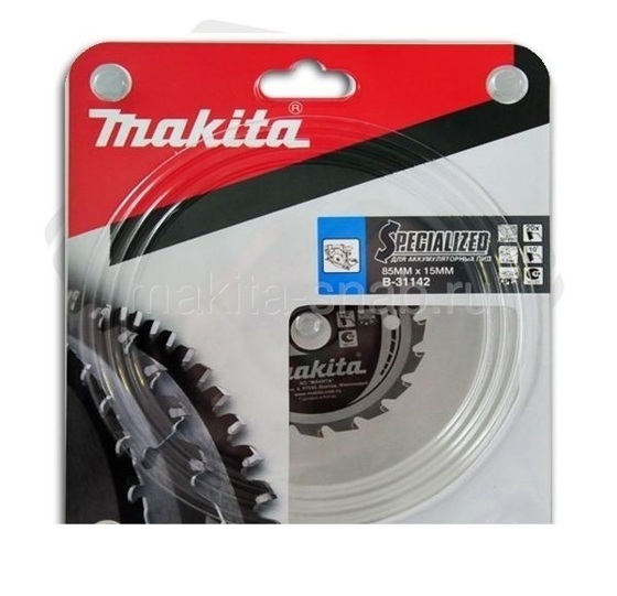 Пильный диск для дерева, 85 мм. Makita B-31142 2505409704