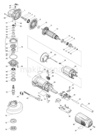 Деталировка(Запчасти) Makita GA4540C