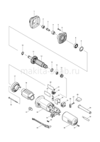 Деталировка(Запчасти) Makita GD0602