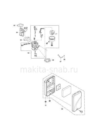 Деталировка(Запчасти) Makita EG2850A 1246295505