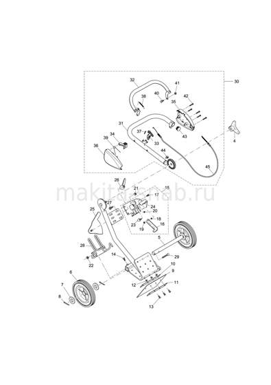 Деталировка(Запчасти) Makita DT4000 1243071705