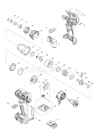 Деталировка(Запчасти) Makita TD111D