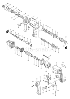 Деталировка(Запчасти) Makita HR2400