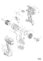 Деталировка(Запчасти) Makita BDF459