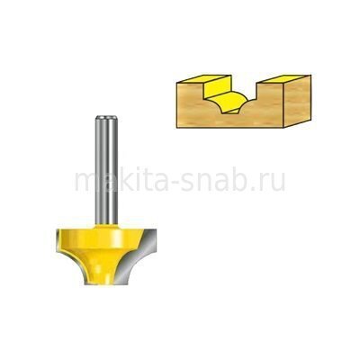 Пазовая фасонная (каплевидная) фреза Makita D-10992 1633793463