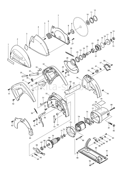 Деталировка(Запчасти) Makita 4131