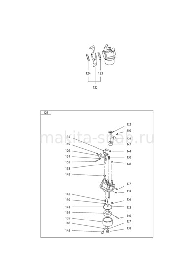 Деталировка(Запчасти) Makita EG321A 1246305105