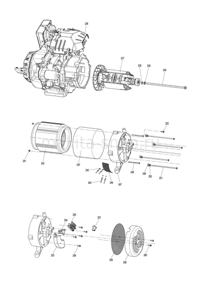 Деталировка(Запчасти) Makita EG6050A 1246351305