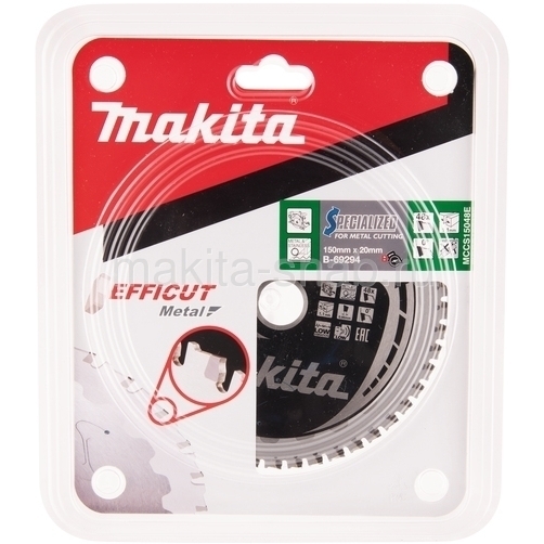 Пильный диск по металлу EFFICUT, 150x20x48T Makita