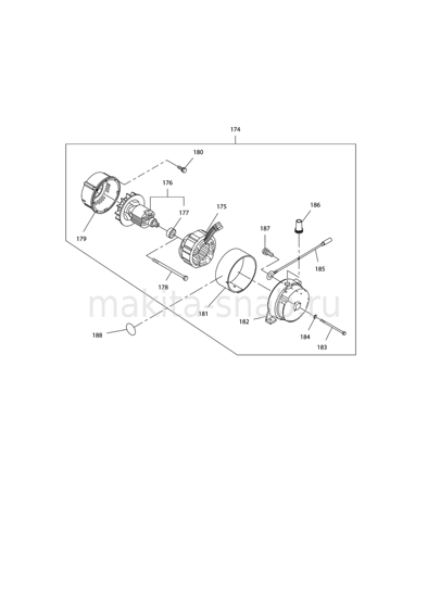 Деталировка(Запчасти) Makita EG410C 1246317705