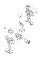 Деталировка(Запчасти) Makita BDF343