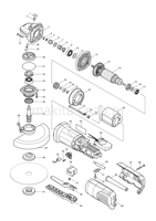 Деталировка(Запчасти) Makita 9566PC