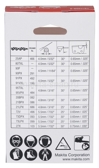 Цепь 10см Makita 1910V6-4 2376656311