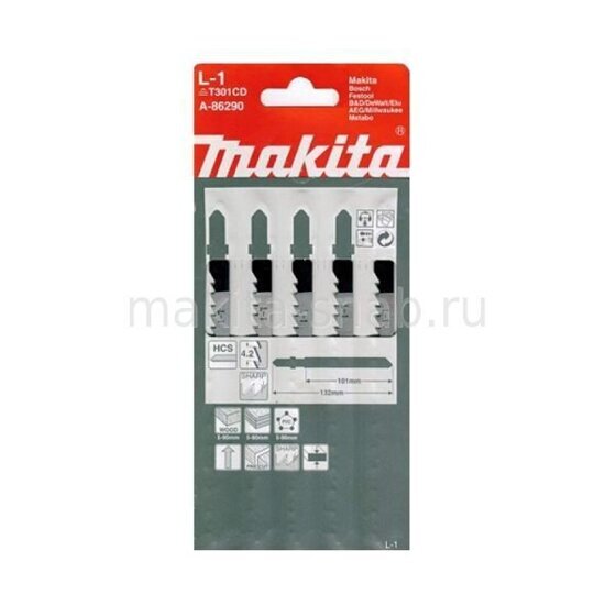 Пилки для электролобзика L1 (T301CD) Makita А-86290