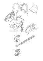 Деталировка(Запчасти) Makita UH4570