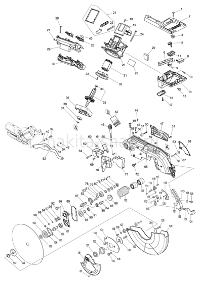 Деталировка(Запчасти) Makita DLS211