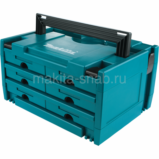 Кейс MAKPAC 6 выдвижных отсека Makita P-84333