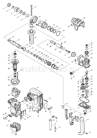 Деталировка(Запчасти) Makita HR2800