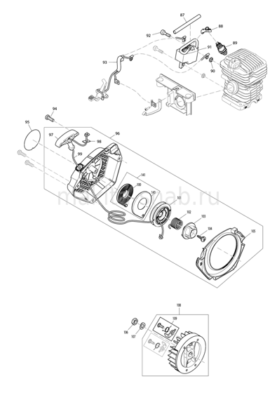 Деталировка(Запчасти) Makita EA3203S 1246192505