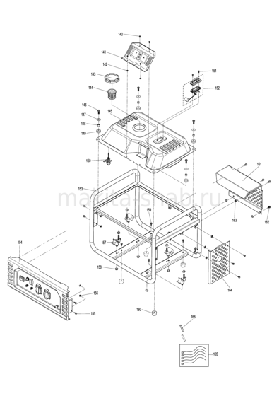 Деталировка(Запчасти) Makita EG2850A 1246296105