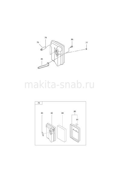 Деталировка(Запчасти) Makita EG321A 1246304505