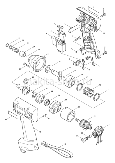 Деталировка(Запчасти) Makita 6990D