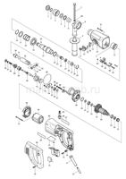 Деталировка(Запчасти) Makita HR2455