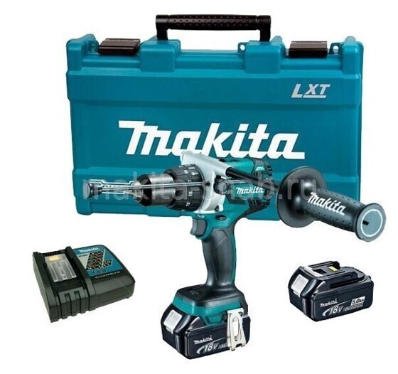 Аккумуляторная ударная дрель-шуруповерт Makita DHP481RTE