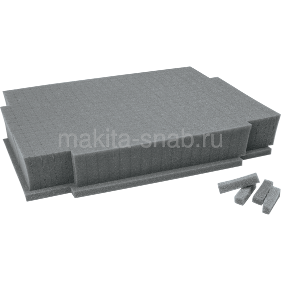 Настраиваемая вставка из пенопласта для блокировки корпусов Makita T-02571