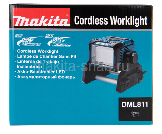 Аккумуляторный фонарь-прожектор + работа от сети 220V Makita DML811 (DEADML811) 2096537507