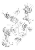 Деталировка(Запчасти) Makita DHP485