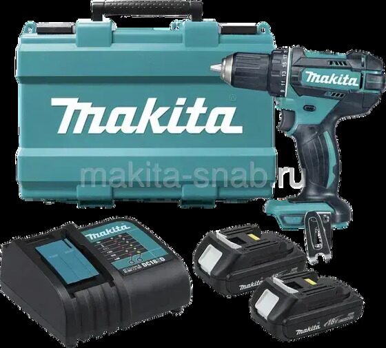 Аккумуляторная дрель-шуруповерт Makita DDF482SYE