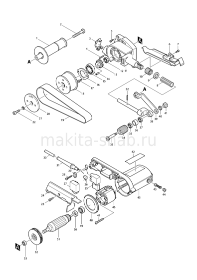 Деталировка(Запчасти) Makita 9031