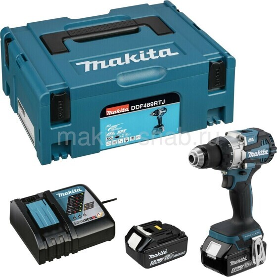 Аккумуляторная дрель-шуруповерт Makita DDF489RTJ 2288792510