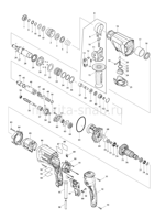 Деталировка(Запчасти) Makita HR2600