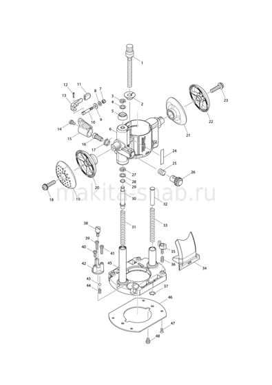 Деталировка(Запчасти) Makita 195563-0