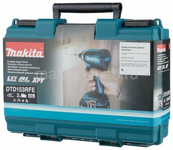 Аккумуляторный ударный шуруповерт Makita DTD153RFE 4013246706