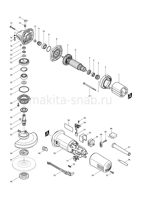 Деталировка(Запчасти) Makita 9557NB