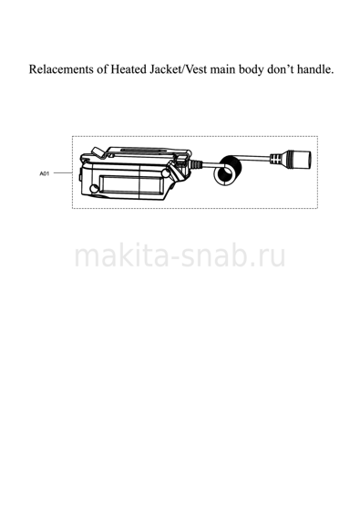 Деталировка(Запчасти) Makita DCV202