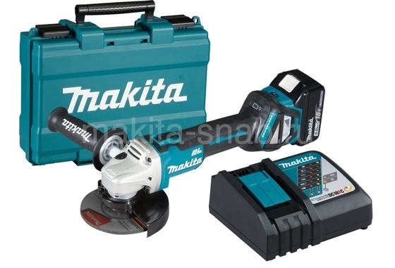 Аккумуляторная углошлифовальная машина Makita DGA511RT