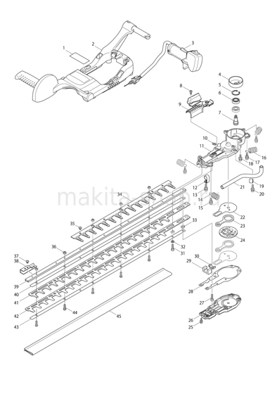 Деталировка(Запчасти) Makita EH7500S