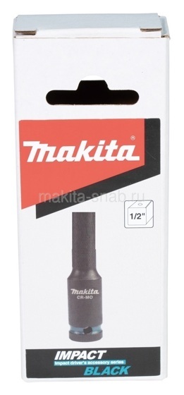 Ударная удлиненная торцовая головка Impact Black Makita E-16520 2404643709