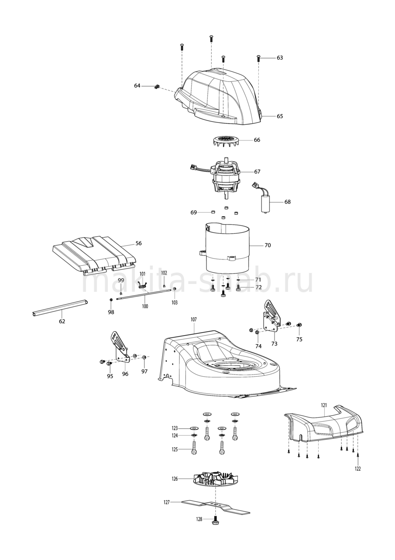 Деталировка(Запчасти) Makita ELM4110 1248358505