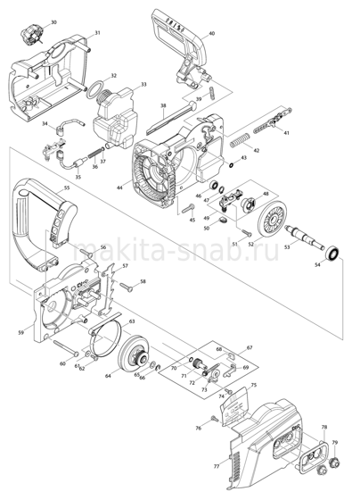 Деталировка(Запчасти) Makita UC4050A 1283597505