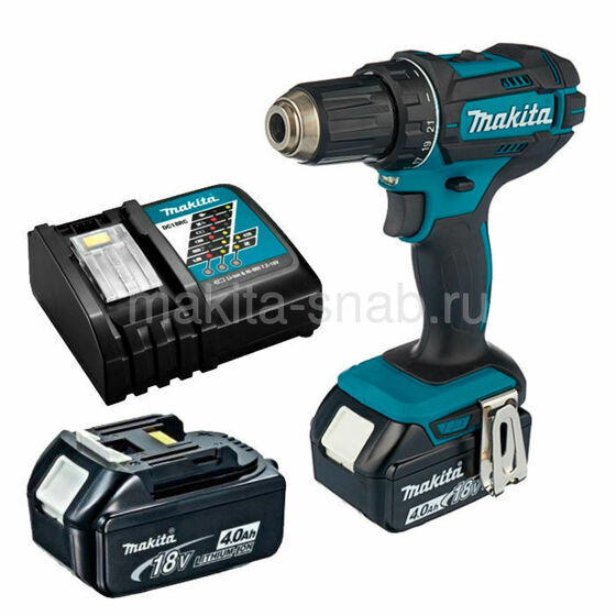 Аккумуляторная дрель-шуруповерт Makita DDF482RME