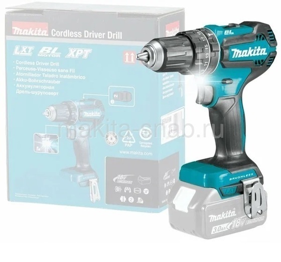 Аккумуляторная ударная дрель-шуруповерт Makita DHP485Z 2179147110