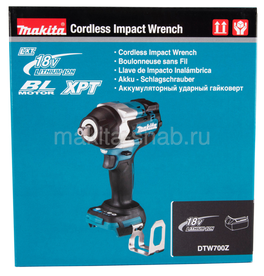 Аккумуляторный ударный гайковерт Makita DTW700Z 3282574304