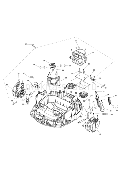 Деталировка(Запчасти) Makita DRC200 1242955105