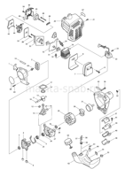 Деталировка(Запчасти) Makita EM2500U