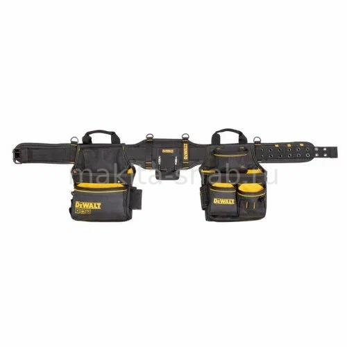 DWST40603-1 DeWalt Ремень для инструментов с двойными сумками и держателем для молотка